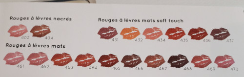 Rouges à lèvres (rechargeable)