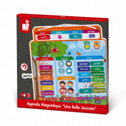 AGENDA MAGNETIQUE EN BOIS