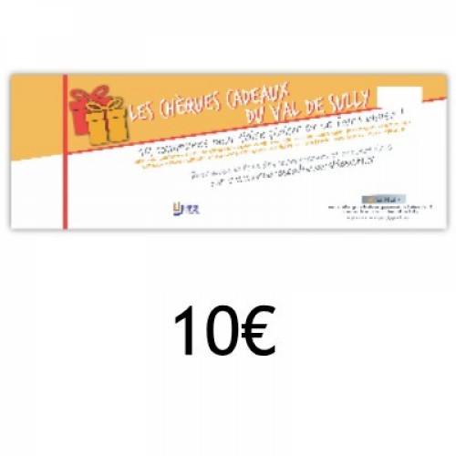 CHEQUE CADEAU DE 10 EUROS