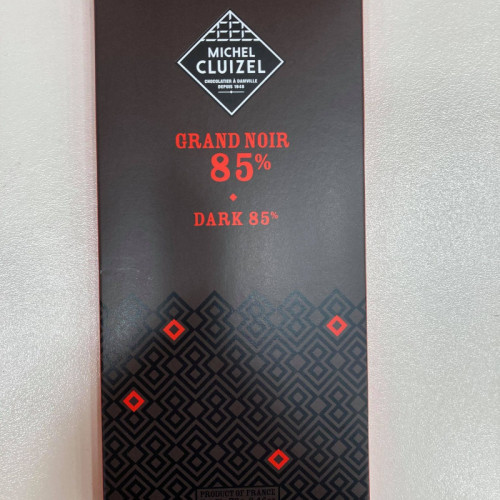 Tablette chocolat noir 85% Michel Cluizel