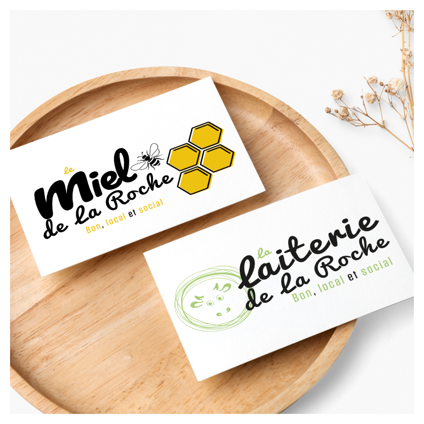 Logo Laiterie & miel de La Roche